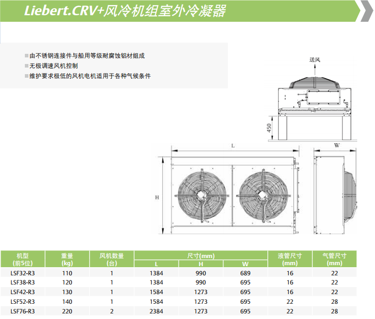 Liebert.CRV高效制冷系統(tǒng)